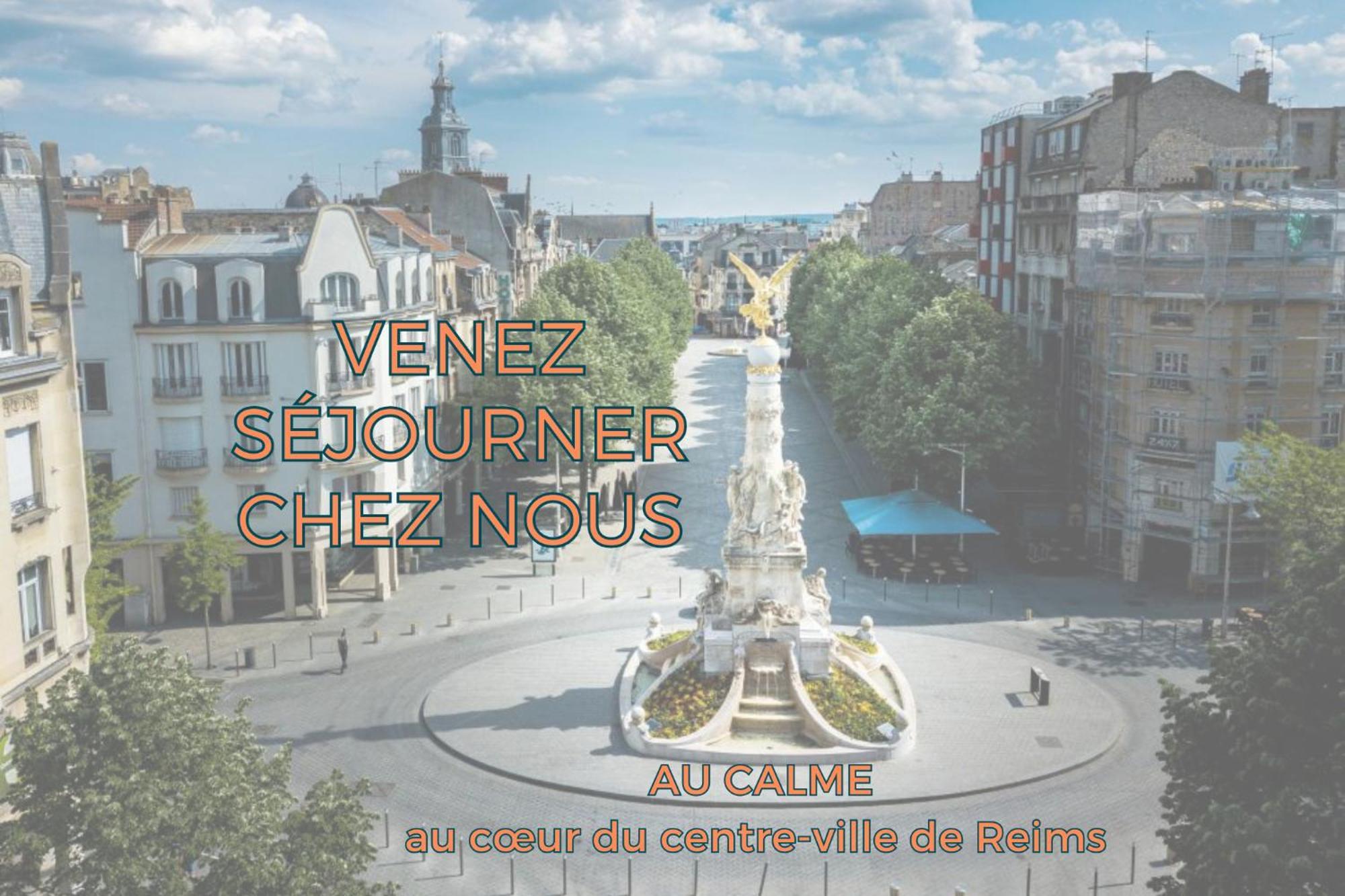 Refuge Urbain - Ideal Pro, Familles & Amis - Le Calme En Hypercentre - Wifi Haut Debit - Netflix - Machine A Laver - Gare, Cathedrale, Commerces, Restaurants & Transports En Commun A Moins De 10 Minutes A Pied แร็งส์ ภายนอก รูปภาพ